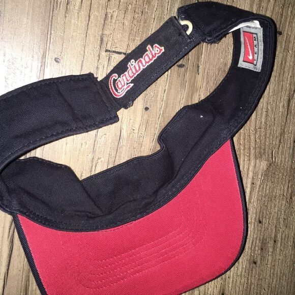 New Nike St Louis Cardinals Baseball Navy Blue unisex Velcro Golf sun visor hat - Picture 2 of 2